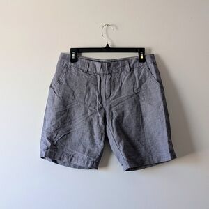 Tommy Hilfiger 4 Light Blue Linen Cotton Bermuda Shorts Summer